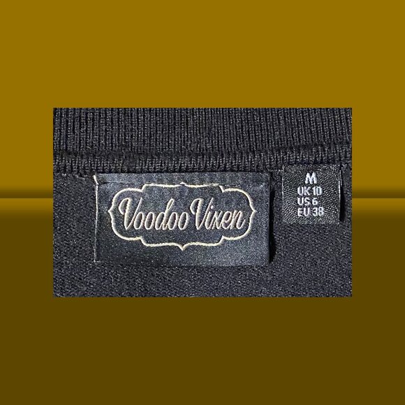 Voodoo Vixen “Winifred” 1950s Inspired Button-Down Sweater - Picture 4 of 4